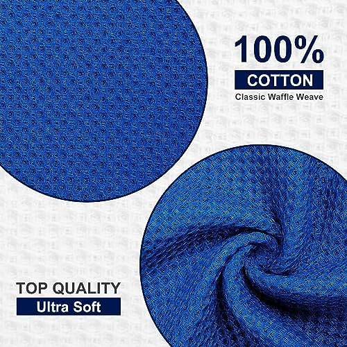 Kitinjoy 100% Cotton Waffle 8-Pack Kitchen Towels - Image 2