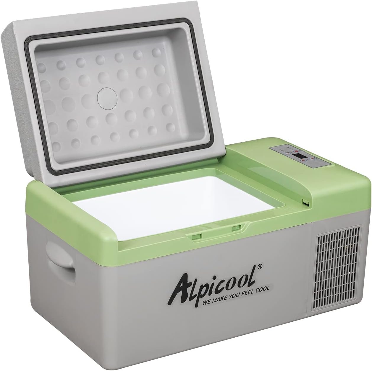 Alpicool Portable Fridge 12 Volt Car Refrigerator 21 Quart Freezer for Fishing, Camping, RV, Truck, Boat-12/24V DC