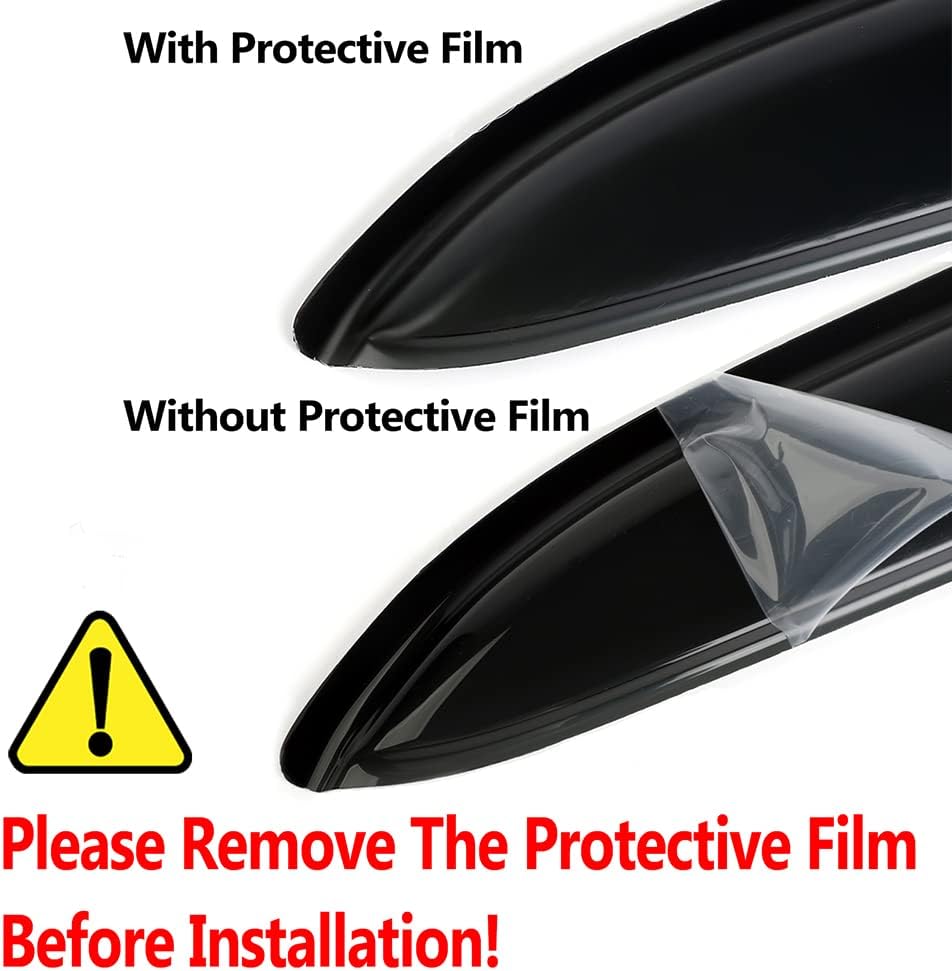 94675 Side Window Wind Vent Deflector,4pcs Outside Mount Style Nice Sun Rain Guards Set,Window Visor fit for 2015-2022 Nissan Murano
