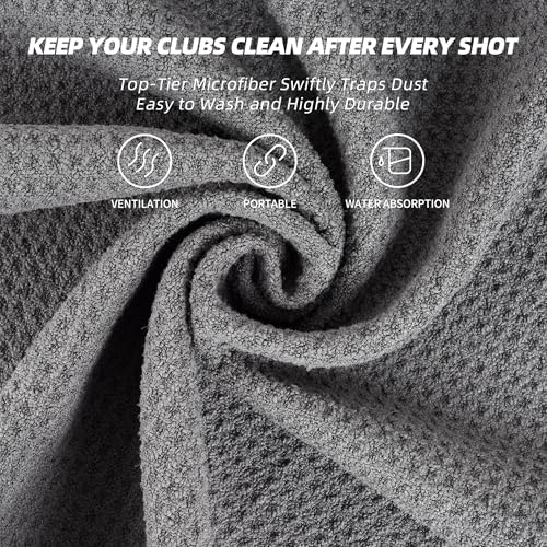 Mile High Life Microfiber Golf Towel 6 Pack Waffle - Image 3