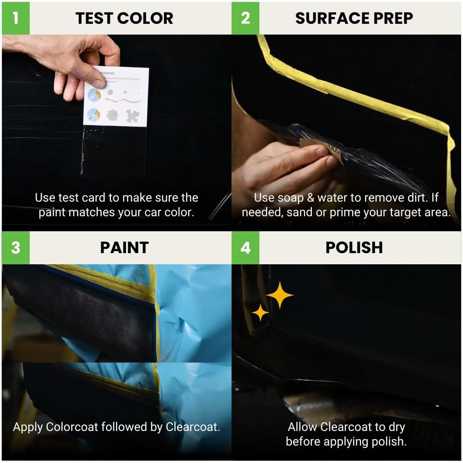 TouchUpDirect 8T5 Blue Ribbon/Dark Blue/Orion Blue Pearl Compatible with Toyota Exact Match Touch Up Paint Aerosol - Preferred Kit