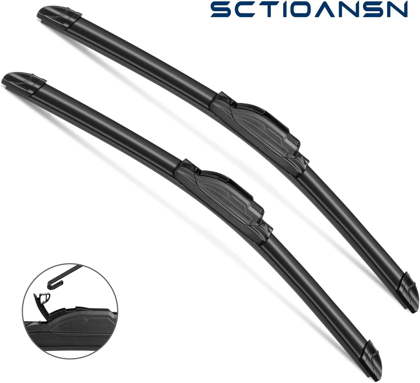 3Pcs Wiindshield Wiper Blades for Toyota Sienna 2005 2006 2007 2008 2009 2010, Original Equipment Automotive Replacement Windshield Wiper Blades for My Car- 26"/19"/16T" (Pack of 3) J- HOOK