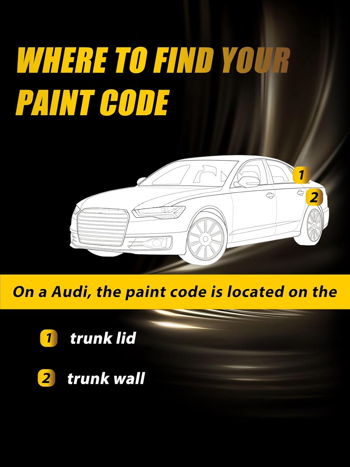 (LZ7S/6Y) Daytona Gray Pearl Touch Up Paint Compatible with Audi, Exact Match Car Paint Pen Automotive Scratch Repair Remover Kit Quick & Easy Solution for Vehicle Chips and Nicks