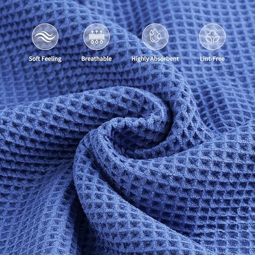 MICROFI Microfiber Waffle Bath Sheet, Quick Dry, Lint Free, 40 x 80 inches - Image 2