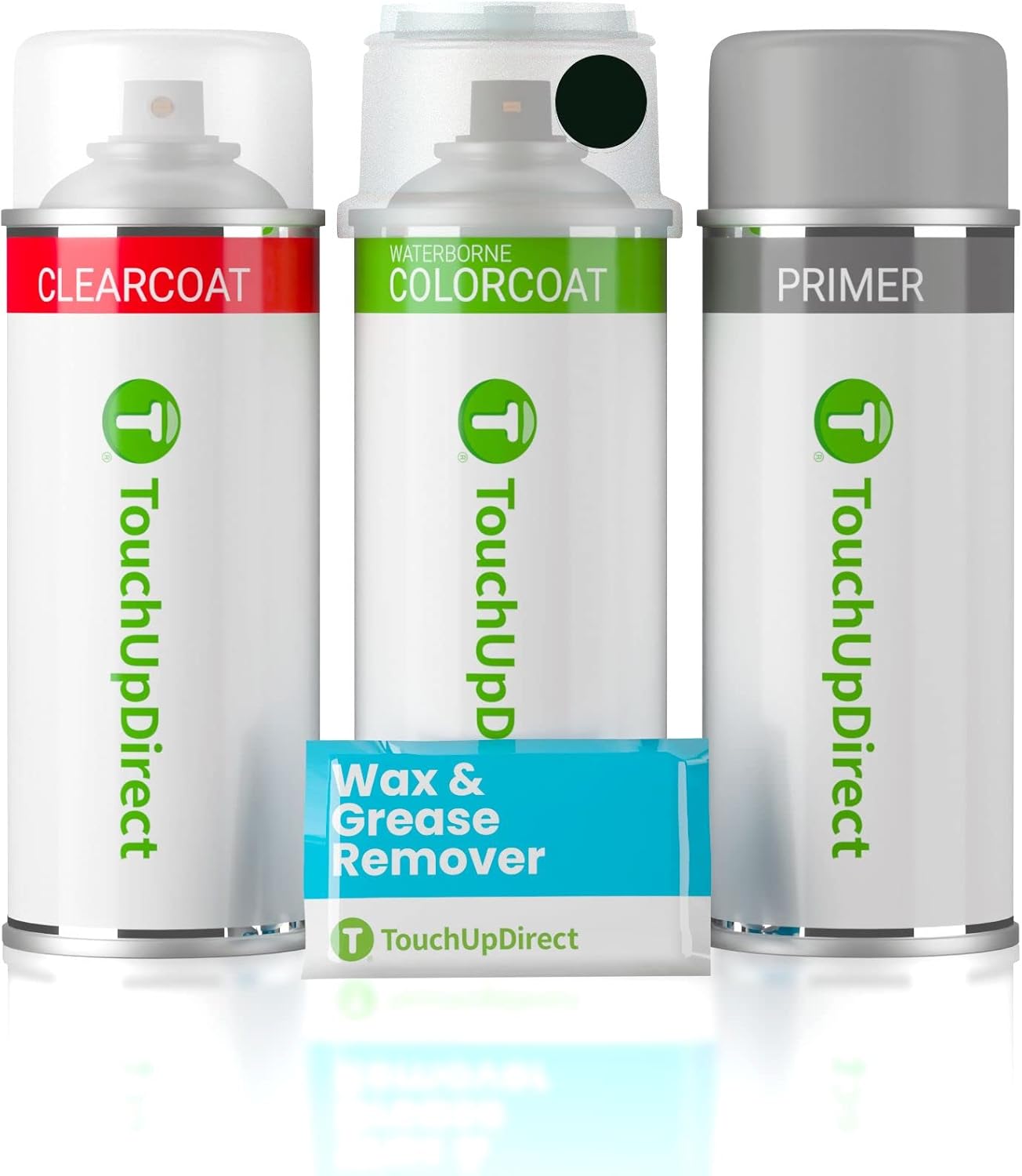 TouchUpDirect 202 Black Compatible with Toyota Exact Match Touch Up Paint Aerosol - Preferred Kit
