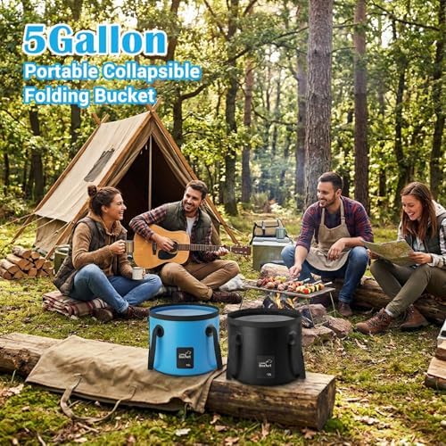 4 Pcs 5 Gallon Collapsible Bucket - Image 5