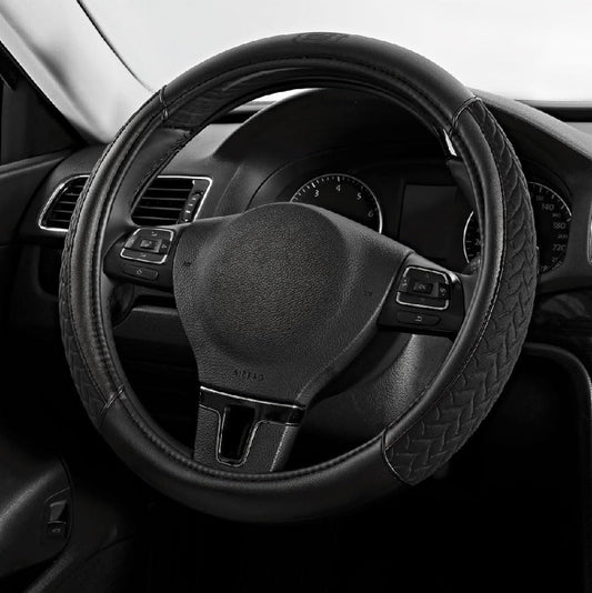 Skechers Steering Wheel Cover, Max Cushioning Leather Steering Wheel Cover by Unknown