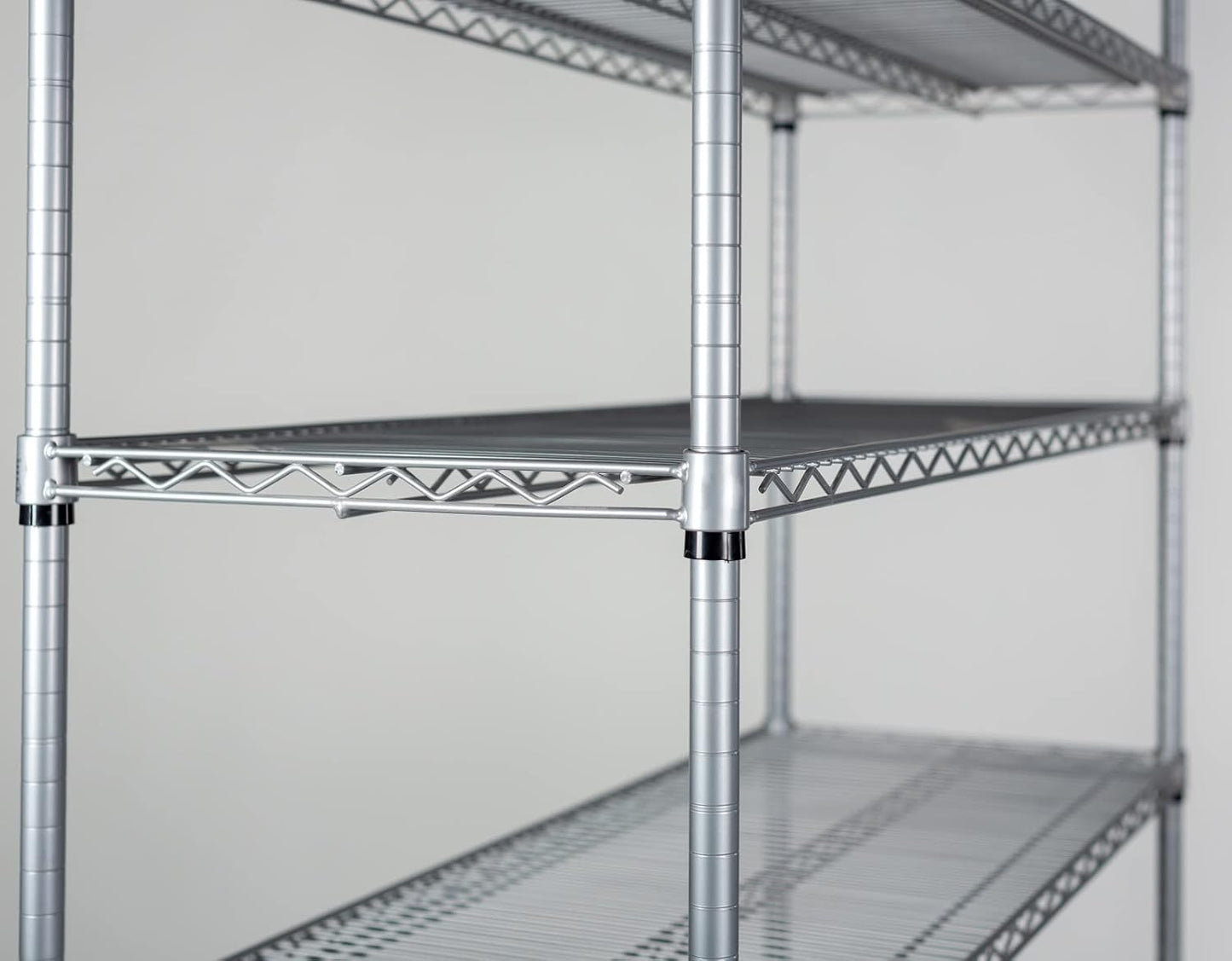 Omega 21" Deep x 48" Wide x 63" High 3 Tier Gray Starter Shelving Unit