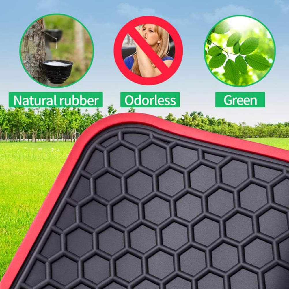 Car Floor Mats Custom Fit for Kia Sportage 2023 2024 2025（Hybrid Only） Odorless Washable Heavy Duty Rubber (All Weather) Floor Liners Set Black