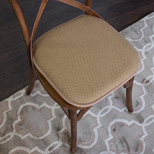 Sweet Home Collection Cushion Memory Foam Chair Pads Honeycomb Nonslip Back - Image 5