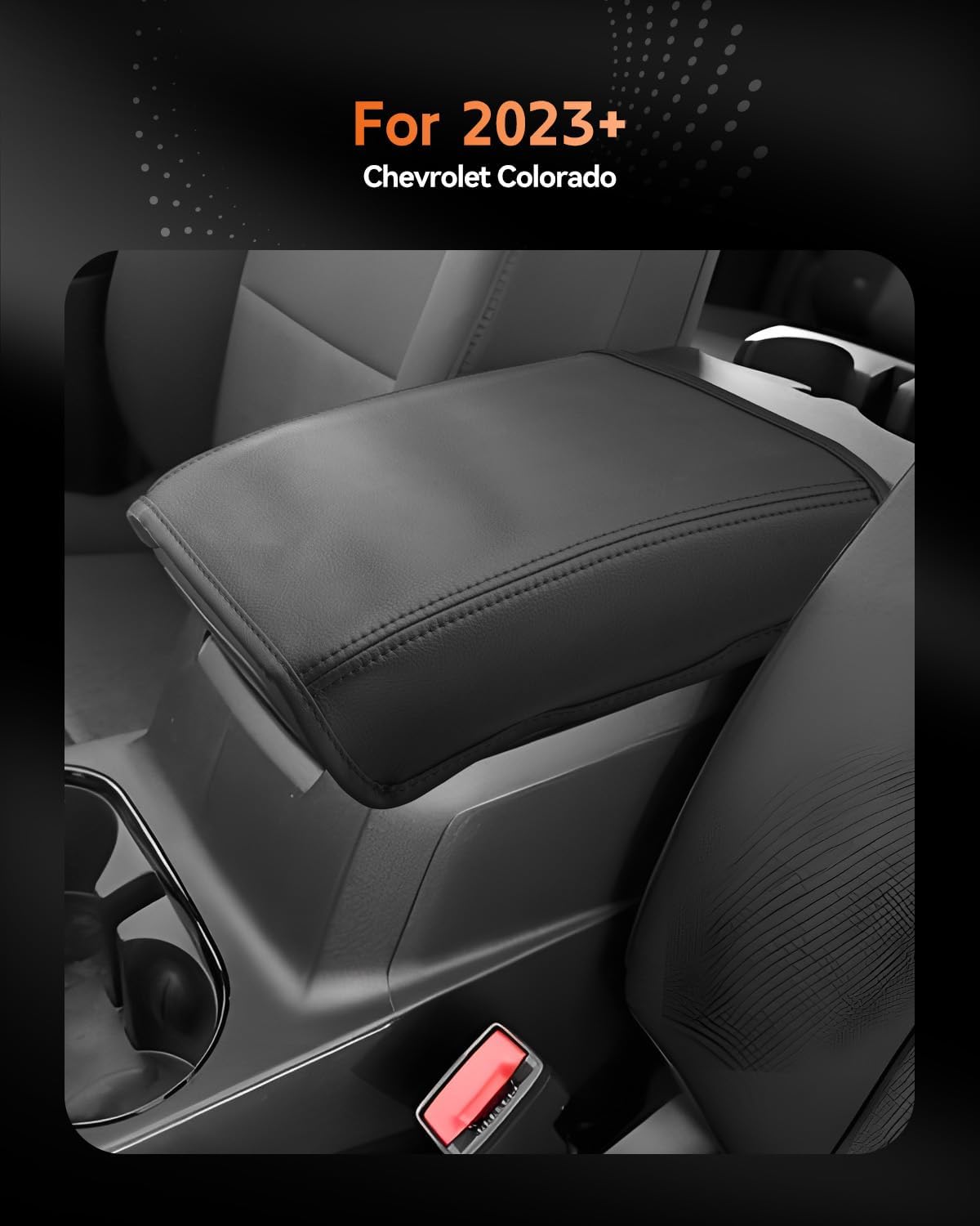 CDEFG for Chevrolet Colorado -GMC Canyon 2023-2025 2026 Center Console Cover Armrest Box Cover for Colorado/Canyon Accessories Console Arm Rest Protector