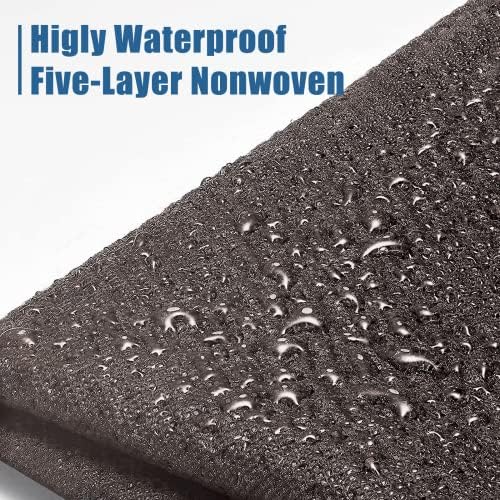 SYERAL Tire Covers Set of 4, Upgraded 5 Layer Nonwoven RV Wheel Covers - Image 2