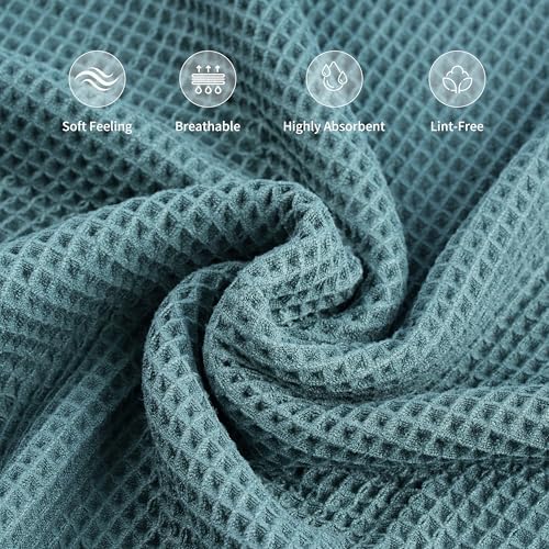 MICROFI Microfiber Waffle Bath Sheet, Quick Dry, Lint Free, 40 x 80 inches - Image 2