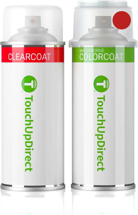 TouchUpDirect 3L5 Radiant Red Compatible with Toyota Exact Match Touch Up Paint Aerosol - Essential Kit