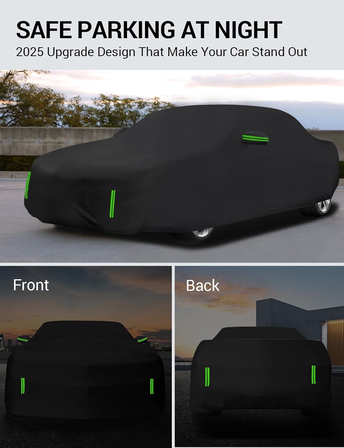 Proadsy 2025 Upgrade Car Cover Custom Fit for 2019-2025 Lexus ES ES300 330 350, Waterproof All Weather for Automobiles, Full Exterior Cover Rain Snow Sun Protector Indoor Outdoor Car Cover
