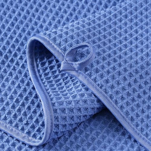Microfiber Waffle Hand Towels, 2 Pieces, Fast Drying, Lint Free 430 GSM - Image 3