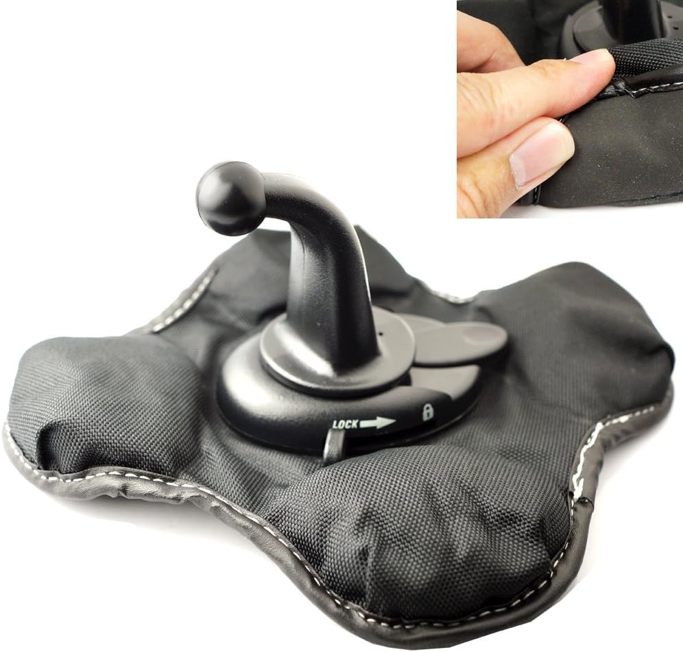 ChargerCity Nonslip Beanbag Dashboard Friction Mount for Garmin Nuvi 2557 2558 2559 2589 2597 2598 2599 2689 2699 52 54 55 56 57 58 65 66 67 68 DriveSmart Drive 50 51 60 61 LM LMT LMTHD GPS