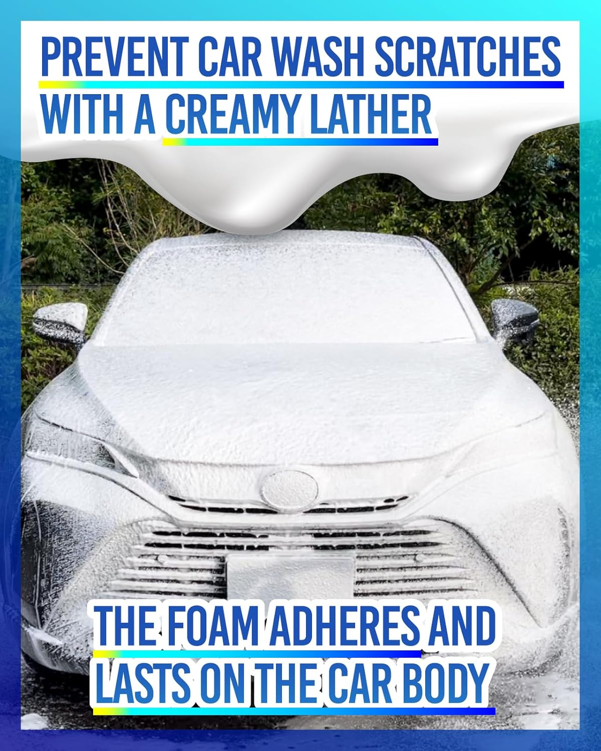 MJJC Foam Ultimate Snow Foam Car Wash Soap Specialized Car Shampoo for Foam Cannon and Pressure Washer, Safe for Cars (pH Neutral, 10x Concentrated) lime mint scent (64 oz)