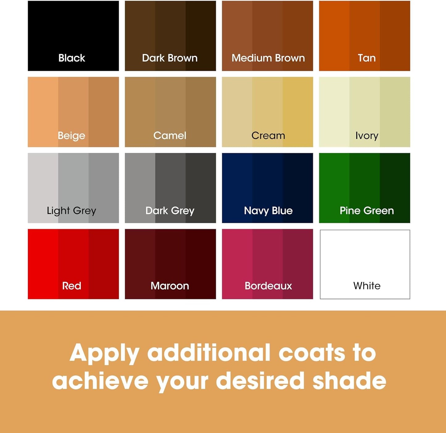 Furniture Clinic Leather Complete Restoration Kit | with Leather Recoloring Balm, Cleaner, 2-in-1 Protection Cream & Conditioner, Sponge, and Cloth | Repair Kit for Furniture (Tan)