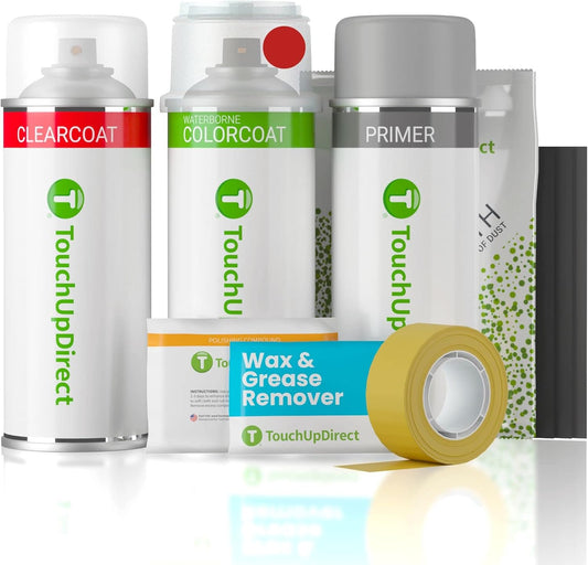TouchUpDirect 3P1 Impulse Red Metallic Compatible with Toyota Exact Match Touch Up Paint Aerosol - Platinum Kit
