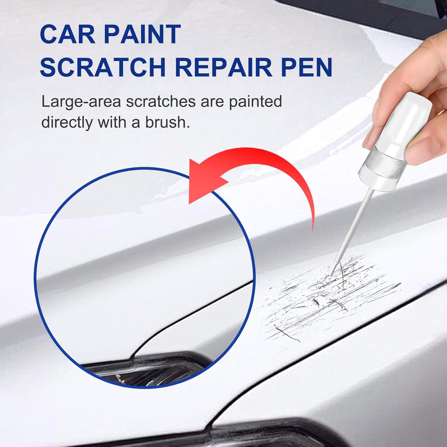 Canyon River Blue Metallic(B-640M) Touch Up Paint for Honda-Exact Match–Chips and Nicks Car Paint Scratch Repair Kit Automotive Paint Pen for CR-V/CIVIC/Accord/HR-V/Pilot/Odyssey/Ridgeline/Passport