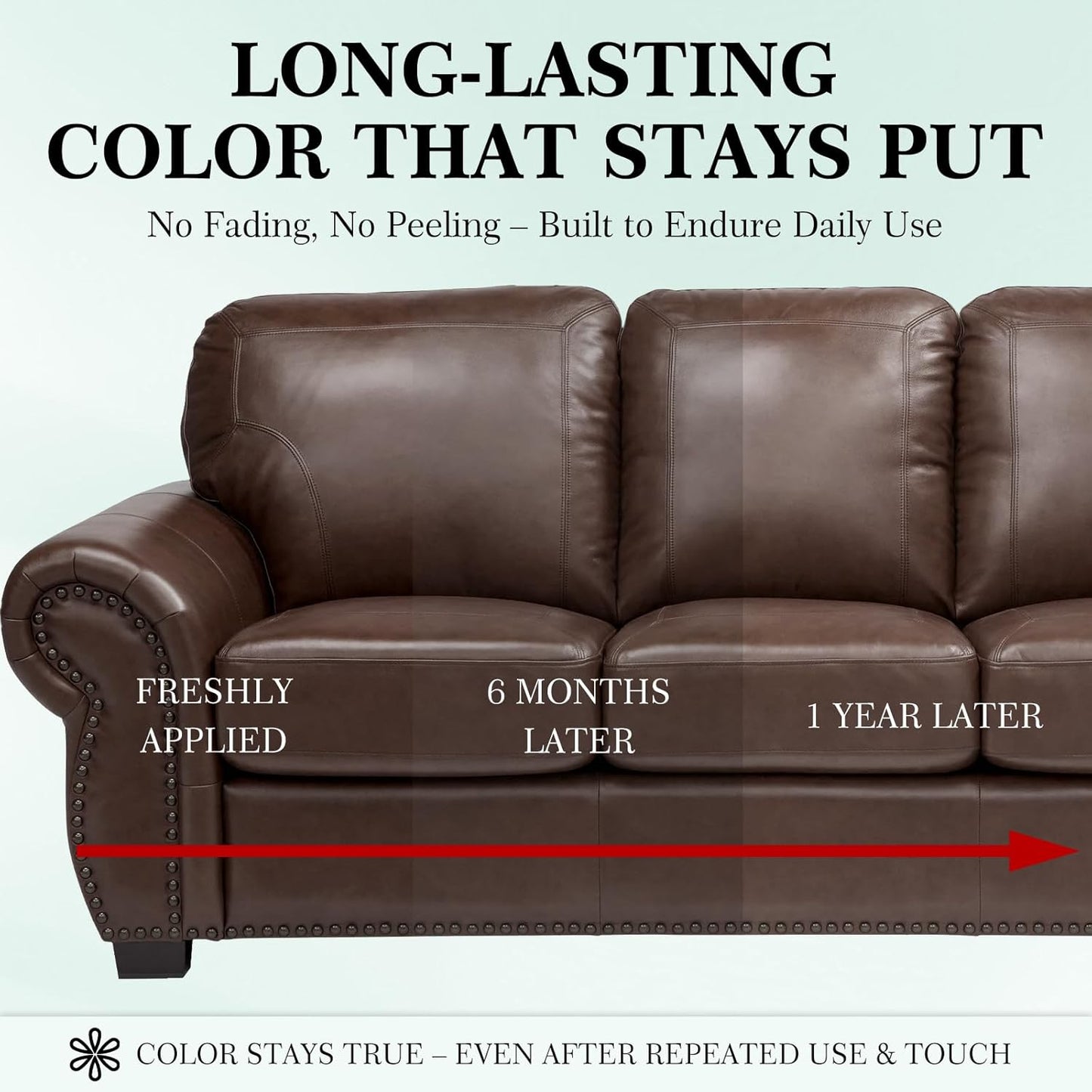 Leather Color Restorer, Leather Recoloring Balm, Scratch Remover, Leather Dye, Leather Paint with Leather Conditioner, Leather Repair Kit for Furniture Couches Car Seats Shoes, Maroon