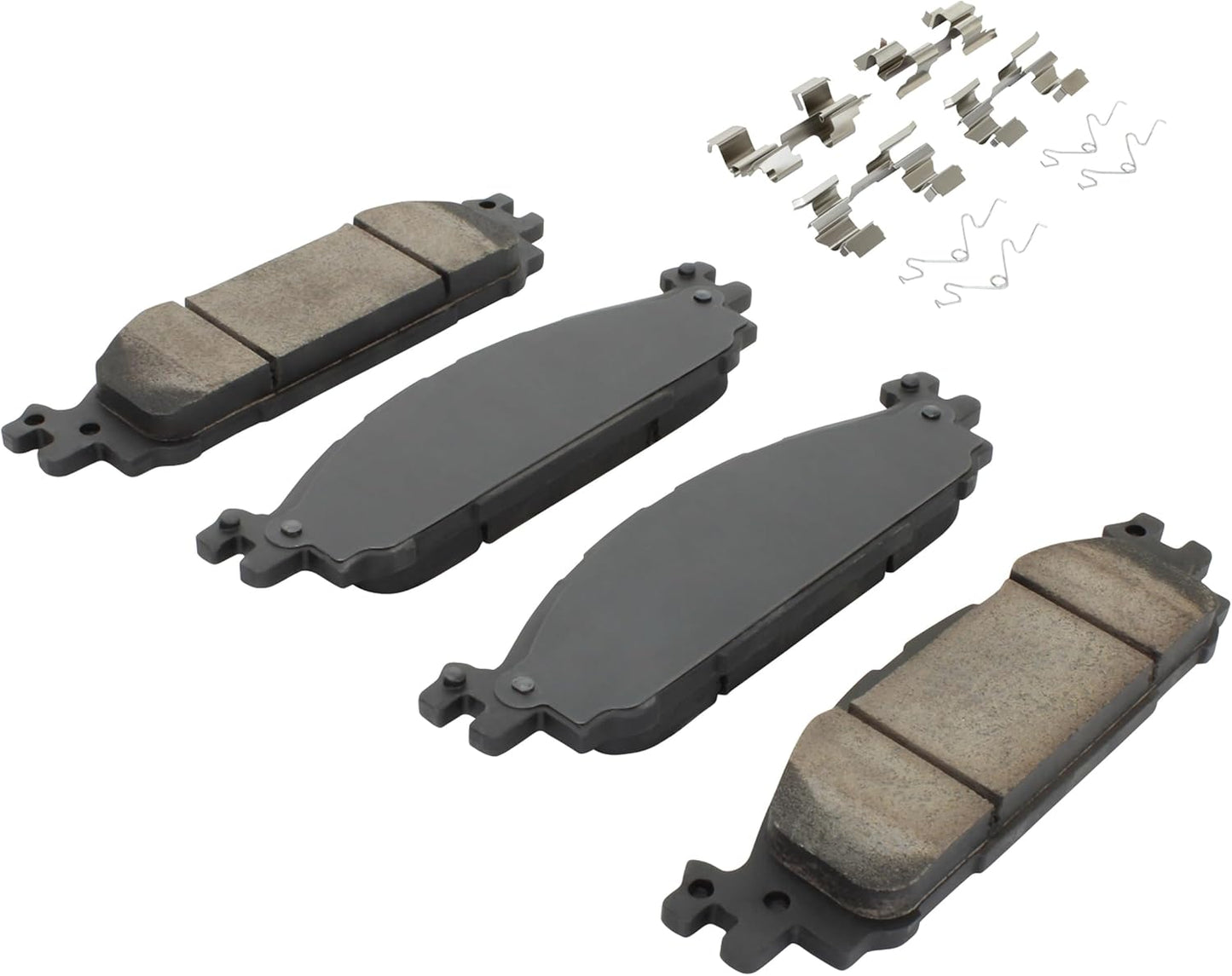 Premium Ceramic Front Brake Pads (1001-1508C) Compatible with Ford Explorer 2011-2019, Ford Flex 2011-2019, Ford Taurus 2010-2019, Lincoln MKS 2012-2012, Lincoln MKT 2012-2019
