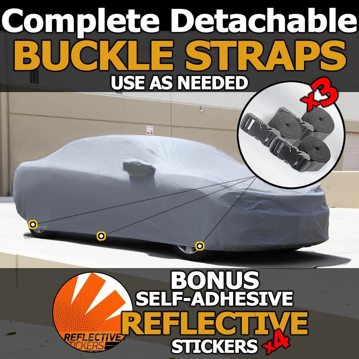 All Weather Waterproof car Cover Good for rain Snow uv Protection dust Small Coupe TT Z3 del Sol S2000 MX-5 Miata SLK Solstice MR2 MRS Gray