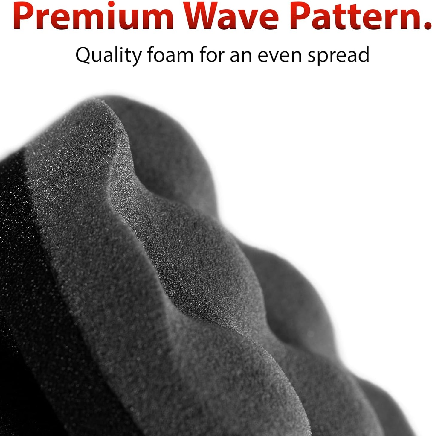 Adam's Polishes Pro Tire Hex Grip Applicator (3 Pack) - Tire Shine Car Detailing Foam Sponge Tool|Car Cleaning Supplies After Car Wash Tire Cleaner | for Vinyl Rubber & Trim Accessories-Wheel Cleaner