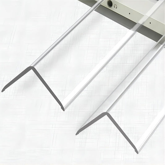 Wall Corner Protector - 2PCS, 39.4"x1.18" - Self Adhesive Clear Corner Protectors for Walls, Cabinet Doors, Edge Protector Trim; Easy to Install Corner Guards for Walls (120cm x 3cm)