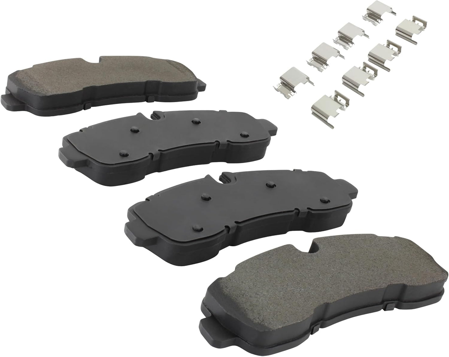 Premium Semi-Metallic Rear Brake Pads (1001-2281M) Compatible with Ford Transit-150 2020-2021, Ford Transit-250 2020-2021, Ford Transit-350 2020-2022, Ford Transit-350 HD 2020-2024