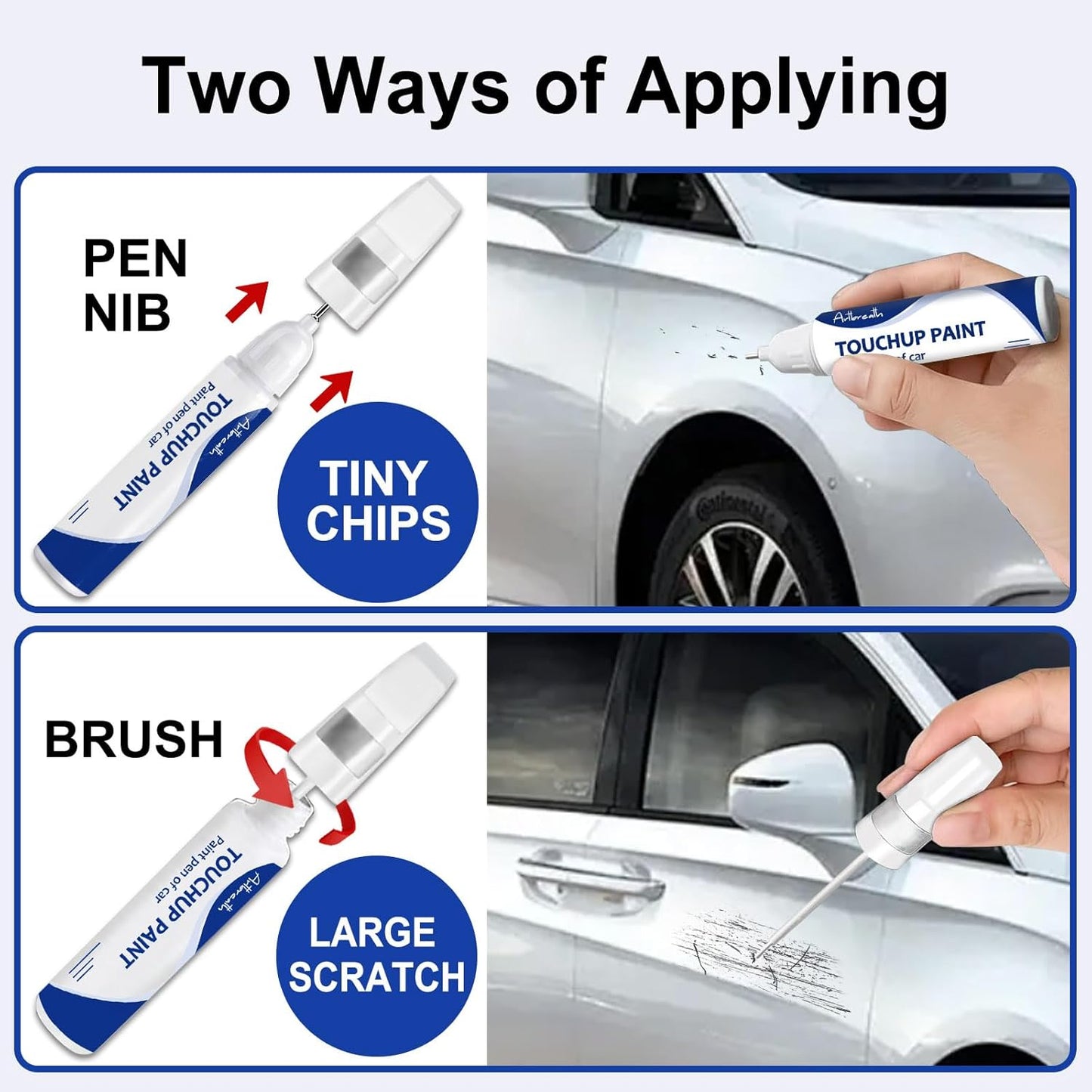 Shadow Black(G1) Touch Up Paint for Ford -Exact Match–Chips and Nicks Car Paint Scratch Repair Kit Automotive Paint Pen for F-150/Mustang/Transit/Explorer/Ranger/Escape/Edge