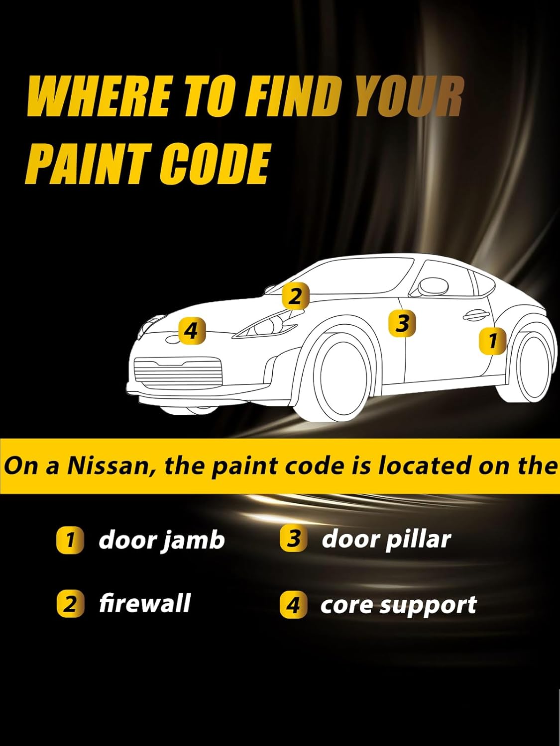 Sunset Drift(EBL) Touch Up Paint Compatible with Nissan, Exact Match Car Paint Pen Automotive Scratch Repair Remover Kit Quick & Easy Solution for Vehile Chips and Nicks