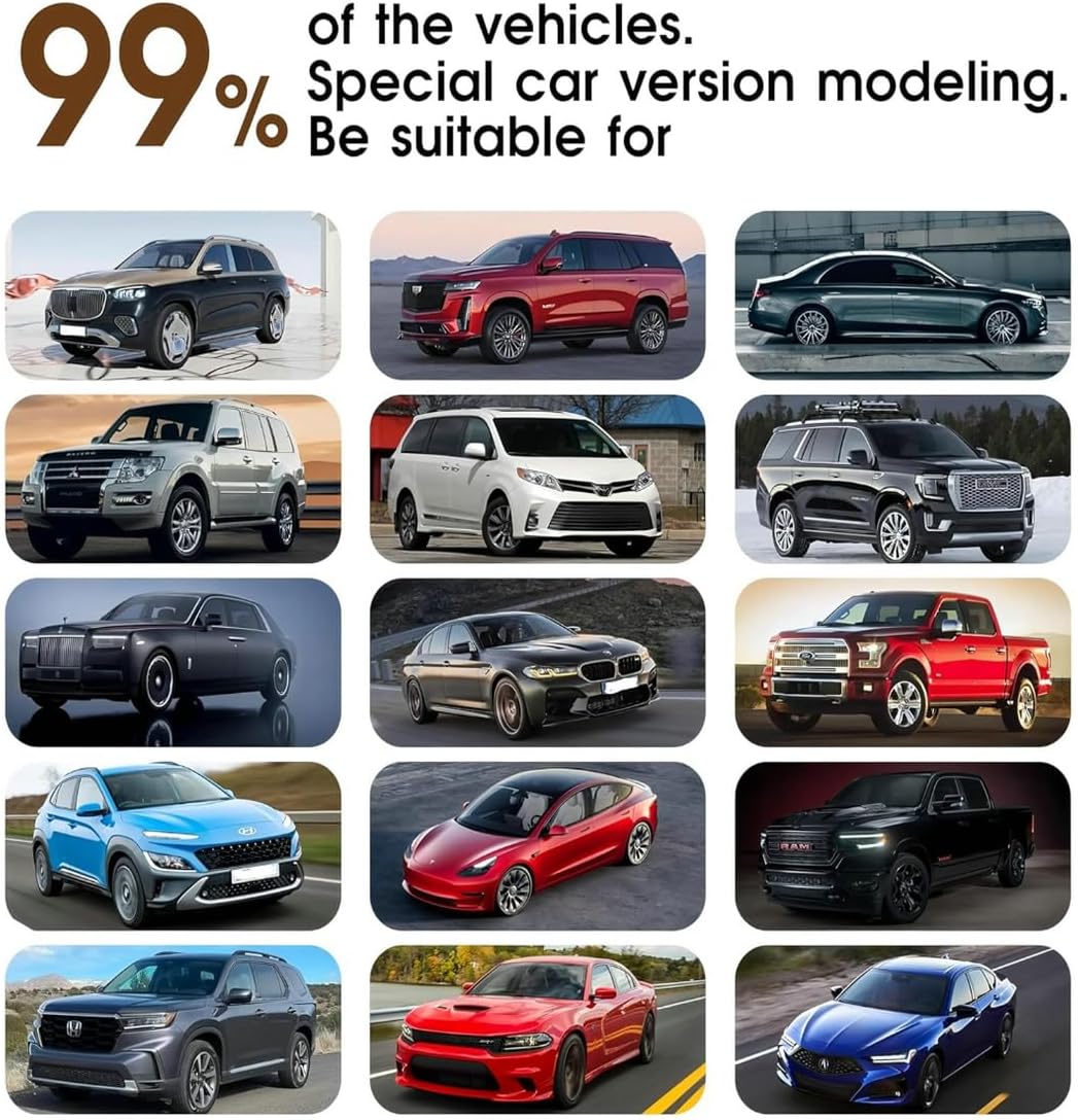 Custom Personalized Floor Mats for Cars，Luxury Full Coverage All Car Floor Mats，Anti-Slip Leather Car Mat Set ，Custom Floor Mats for 99% of Cars, Trucks & SUVs. (Black Blue)
