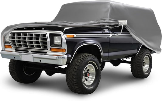 Car Covers Weatherproof Max SUV Cover & Warranty Compatible with Ford 1992-1996 Bronco 5th Gen- Outdoor Cover Theft Cable Lock SUV Accessories Better Than Waterproof