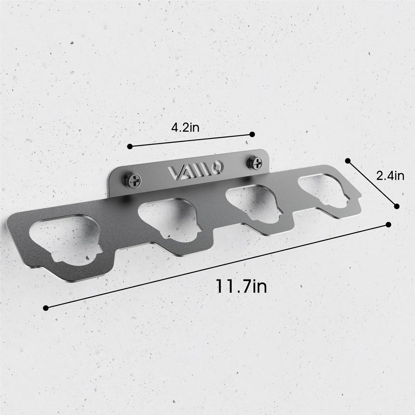 VAIIO Compatible Milwaukee M12 12V Battery Rack Holder, Wrought Iron Heavy Duty Thickened Batteries Slots, Stealth Battery Wall Mount Organizer Garage Storage,Workshops,Shelves,Case New Battery Dock