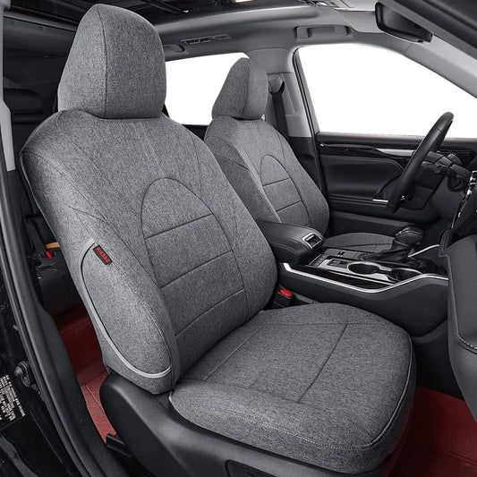 coverdream Custom Seat Covers Compatible with Select Toyota Camry SE,SE Sport,XSE 2012 2013 2014 2015 2016 2017 Models (Gray,Full Set)