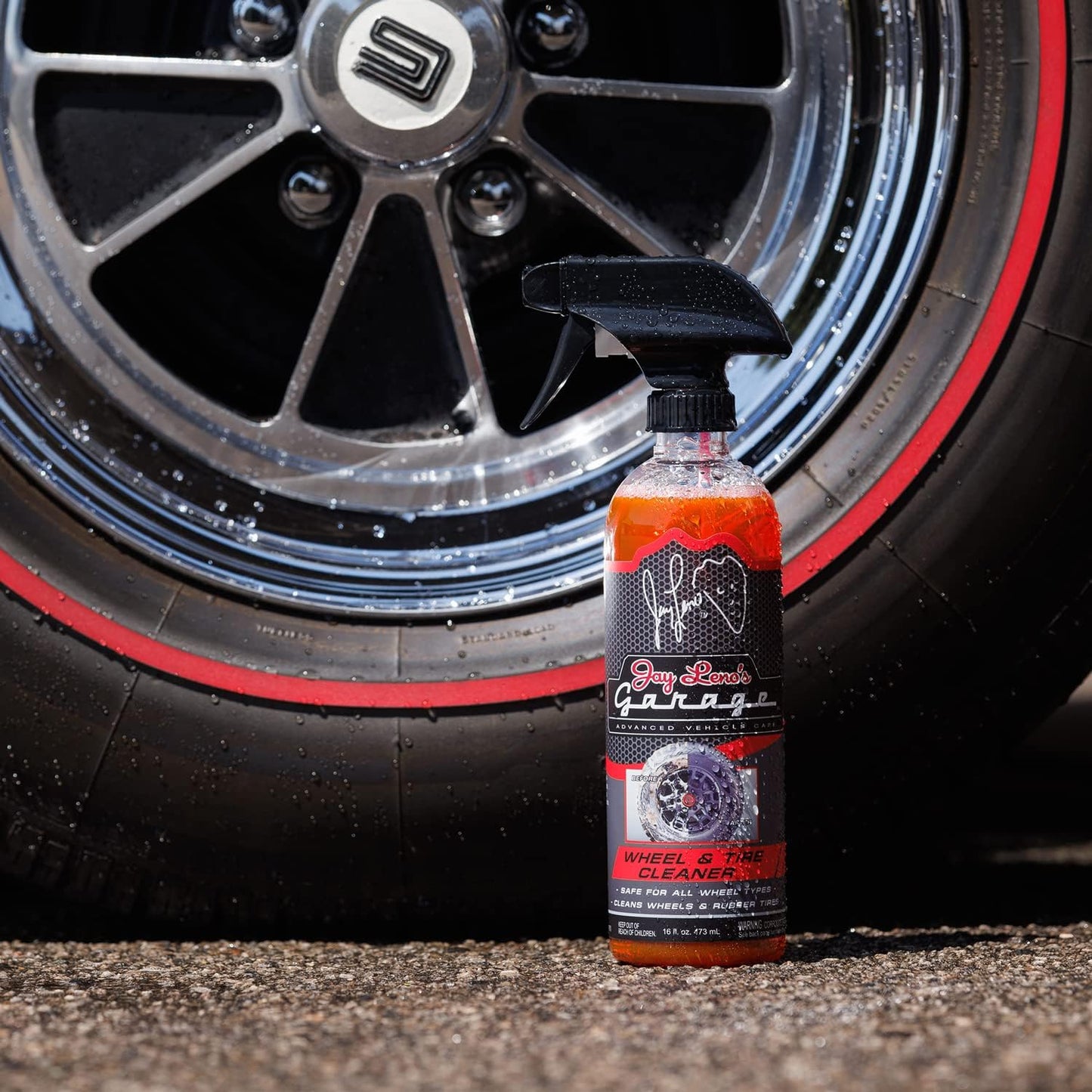 Jay Leno's Garage Ceramic Car Detailing Bucket Kit - Sprays, Liquids, Microfiber Towels, Applicators and Wash Mitt