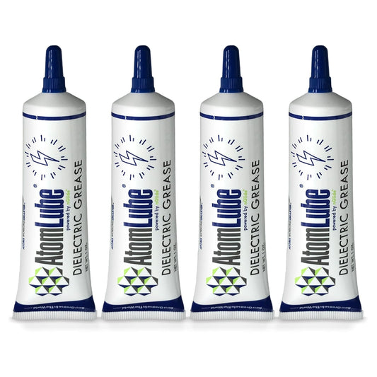 Dielectric Grease, 4-Pack 1oz Tube | Waterproof for Electrical Connectors, Switches, and Sensors | Safe High Temp & Multipurpose Electrical Grease