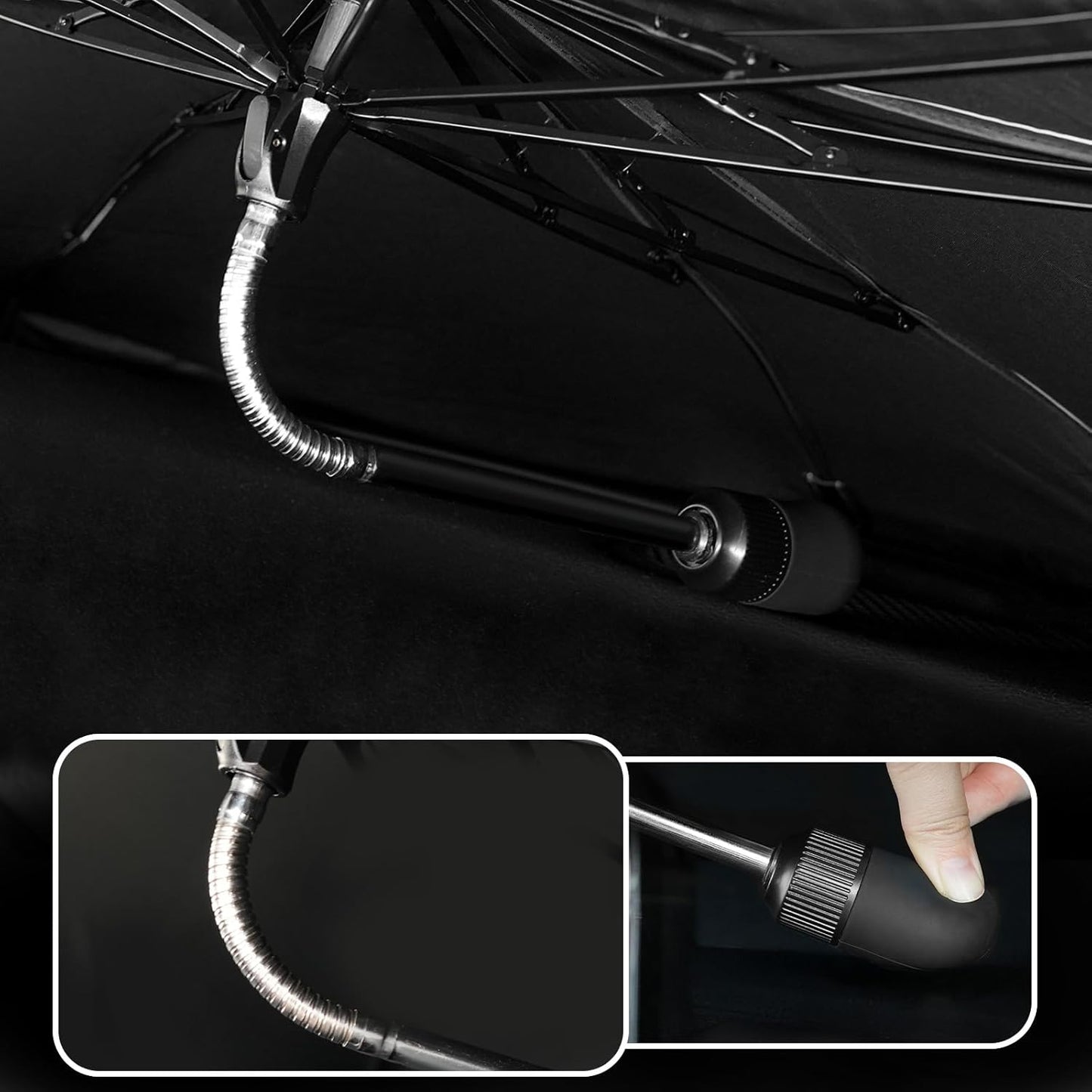 Umbrella Sunshade for Chevy Traverse Accessories 2024 2025, Foldable Windshield Cover Sun Shade Umbrella Visor with UV Block Windshield and Heat Insulation (for Chevy Traverse 2024-2025)