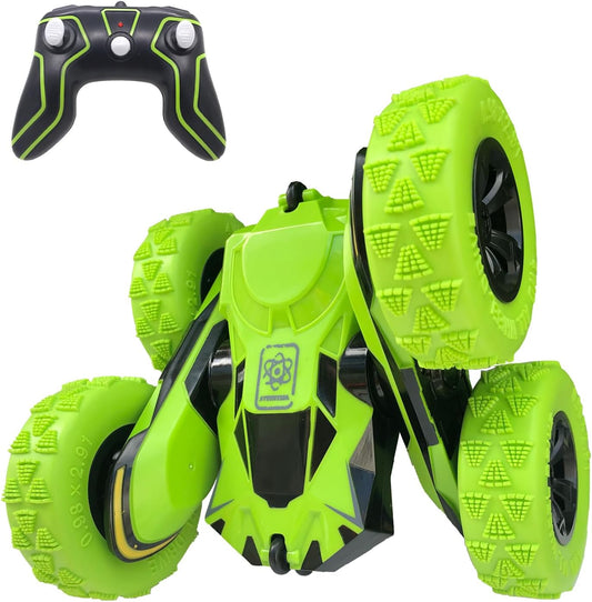 Threeking Double-Sided Driving Rc Stunt Car Toys Remote Control Cars 360-degree Flips Rotating Gifts Presents for Kids Boys/Girls Ages 6+