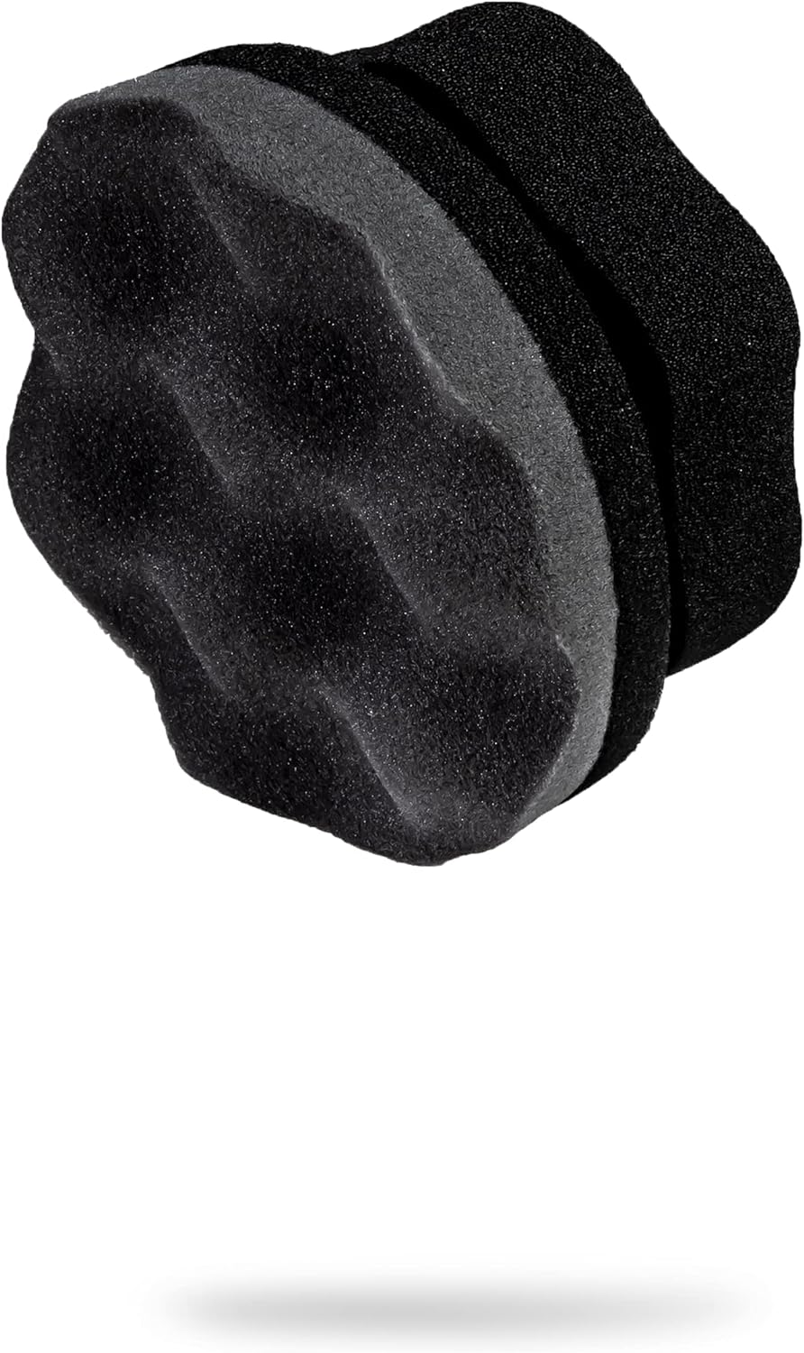 Adam's Polishes Pro Tire Hex Grip Applicator - Tire Shine Car Detailing Foam Sponge Tool | Car Cleaning Supplies After Car Wash leaner | for Vinyl Rubber & Trim Accessories | Wheel & Rim Cleaner