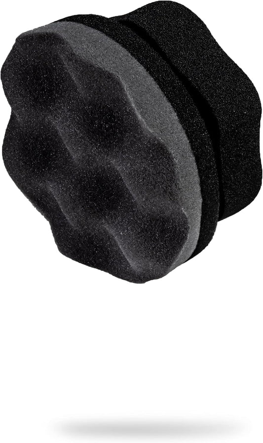 Adam's Polishes Pro Tire Hex Grip Applicator - Tire Shine Car Detailing Foam Sponge Tool | Car Cleaning Supplies After Car Wash leaner | for Vinyl Rubber & Trim Accessories | Wheel & Rim Cleaner