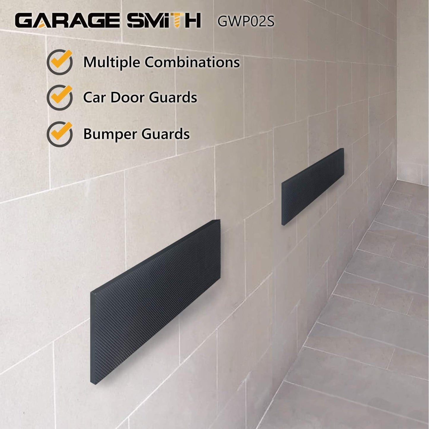 Ampulla GWP02S Garage Wall Protector Car Door Protectors, Designed in Germany (2-Pack)