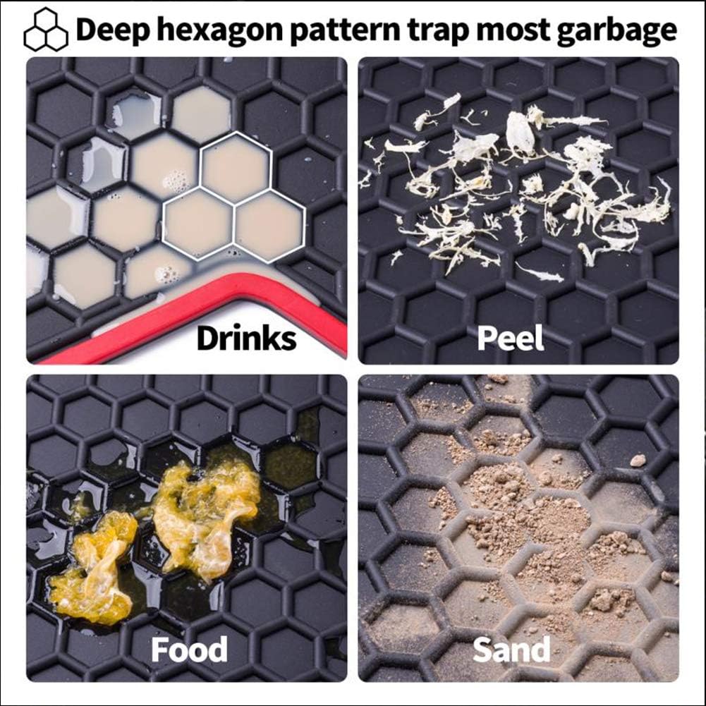 Car Floor Mats Custom Fit for Kia Sportage 2022 2021 2020 2019 2018 2017/2019-2021 Hyundai Tucson Odorless Washable Heavy Rubber (All Weather) Floor Liners Red