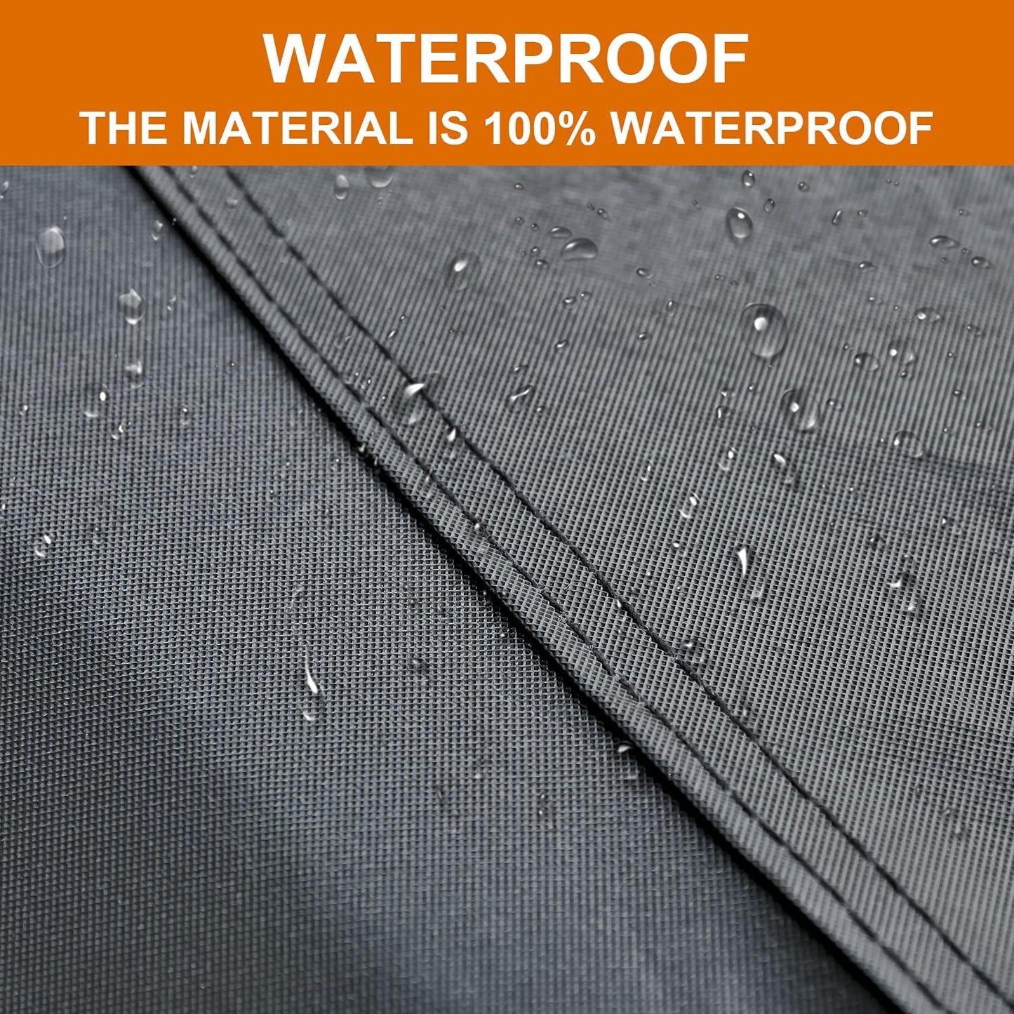 Kayme 7 Layers SUV Car Cover Waterproof All Weather, Outdoor Large SUV Cover Rain UV Protection, Universal Fit for Infiniti QX56 QX80, Ford Expedition, Nissan Armada, Toyota Sequoia (207-214 inch)
