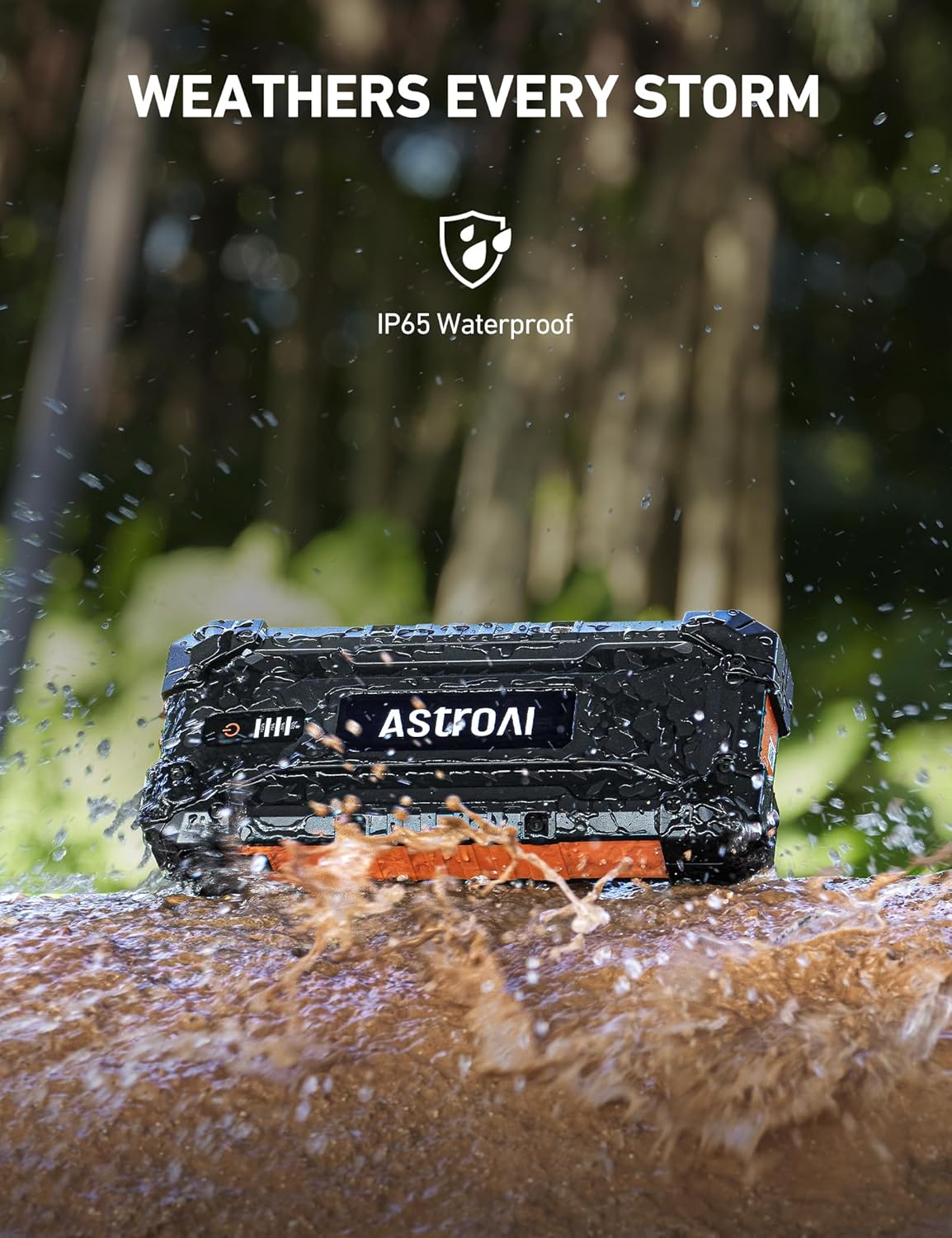 AstroAI S8 Ultra 4000A Jump Starter, 24000mAh Car Starter(All Gas, Up to 12L Diesel Engine), 12V Auto Battery Booster Pack, Jump Box with USB Quick Charge and DC/Type C Port, LED Light, Jumper Cable