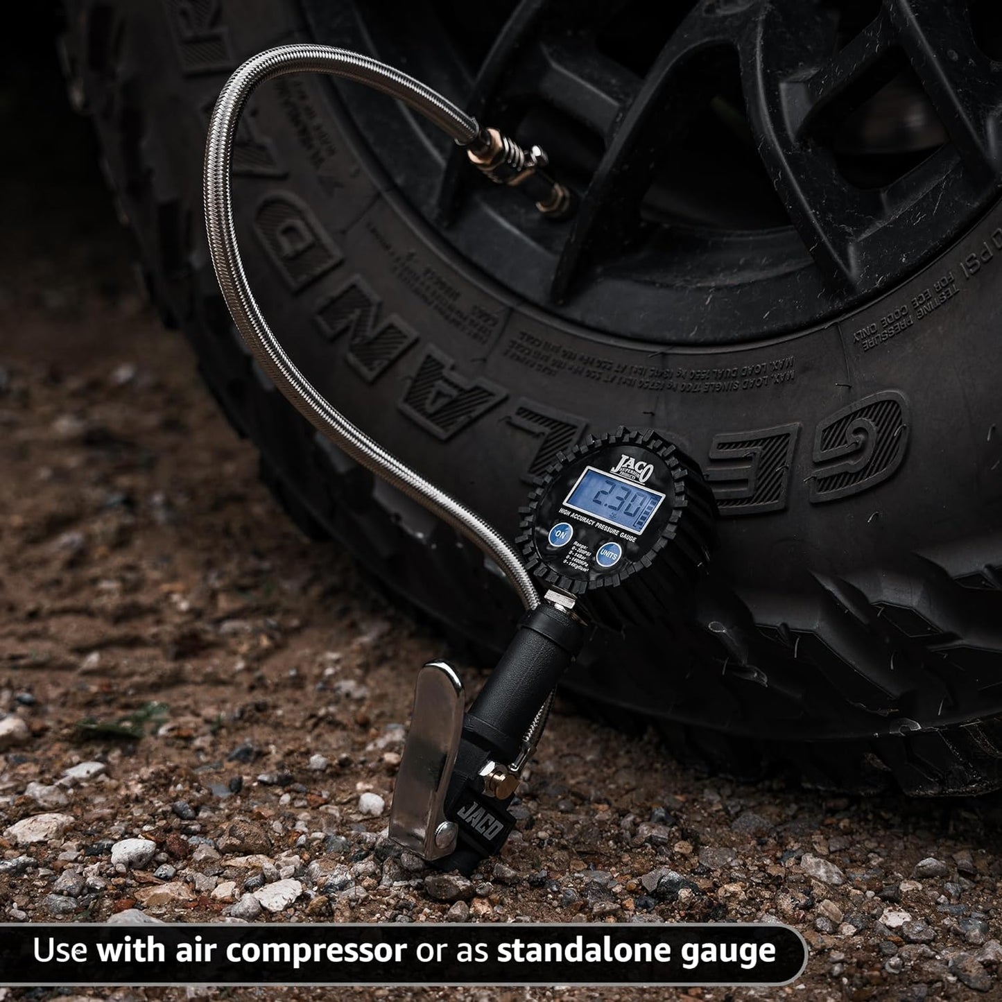 JACO FlowPro Digital Tire Inflator with Pressure Gauge - 200 PSI