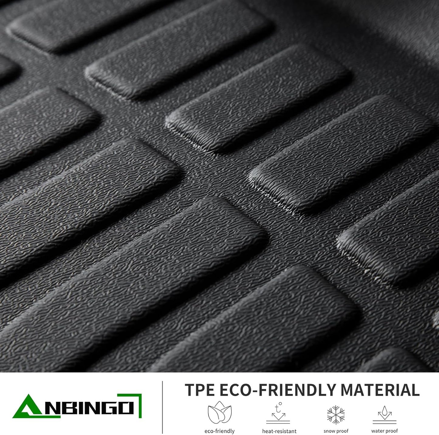 ANBINGO®Floor Mats & Cargo Liner for Hyundai Tucson PHEV (Plug-in Hybrid) 2022-2025 All Weather Mat for Tucson TPE Car Matt Rugs for Tucson Rubber Trunk Carpet Accessories