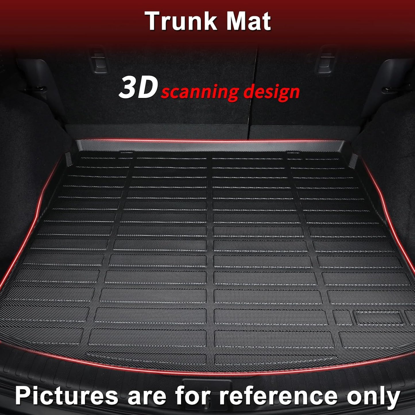Wayhigh-All Weather Floor Mats and Cargo Liner Set Fit for Kia K4 2025,Custom Fit TPE Car Mats Heavy Duty Rubber Floor Liners for K4 Accessories